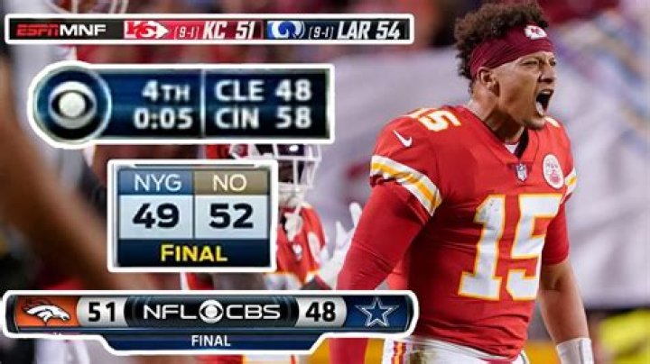 Who scored 33 points in the NFL