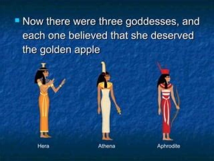 Who were the three goddesses in the Trojan War