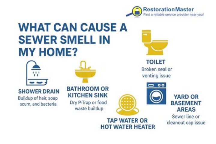 Why do my bathrooms smell like sewage