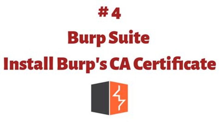 Why do we need to put CA certificate of the burp in your browser