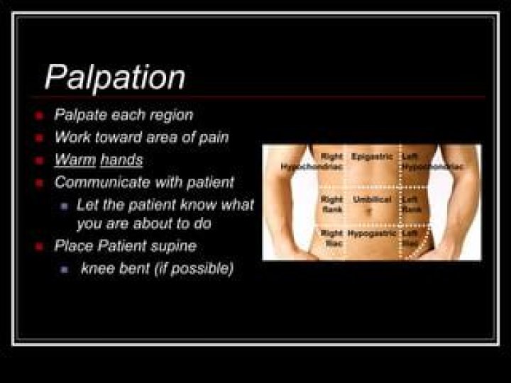Why do we palpate