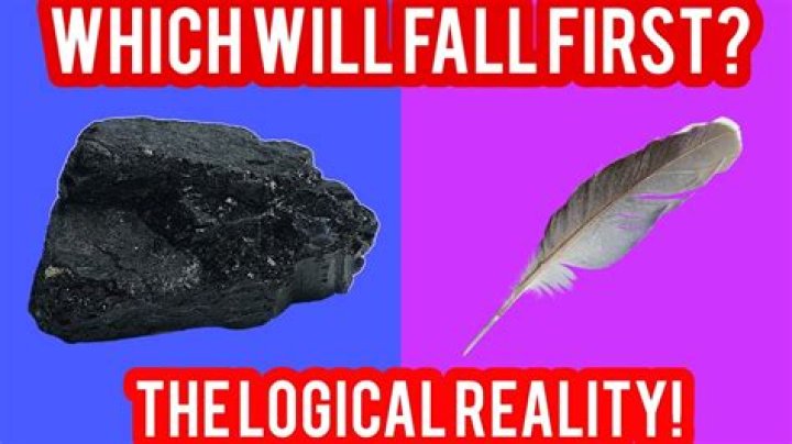 Why does a feather drop more slowly