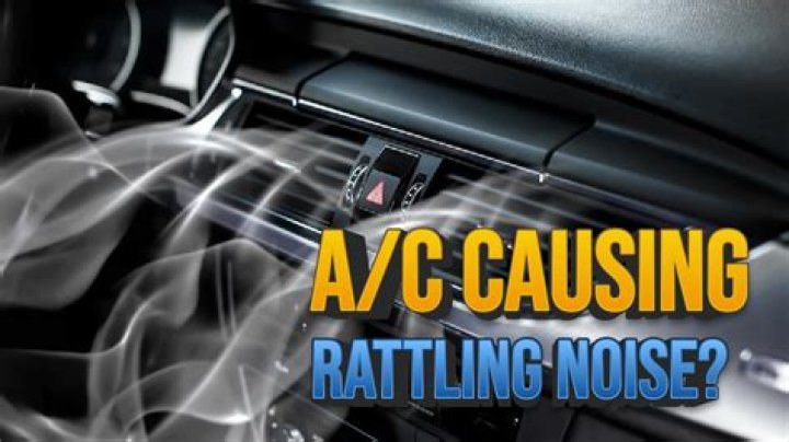 Why does my car sound loud when the AC is on