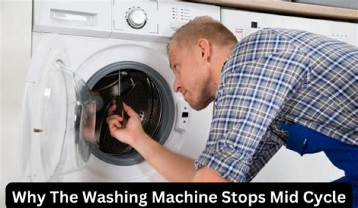 Why does my GE washer stop mid cycle