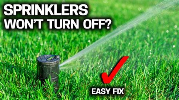 Why does my sprinkler keep getting stuck
