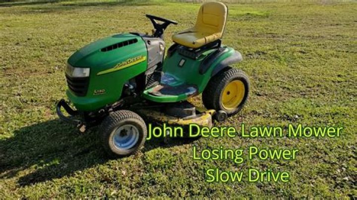 Why has my lawn mower loses power