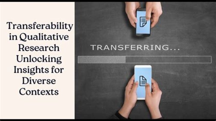 Why is transferability important in research