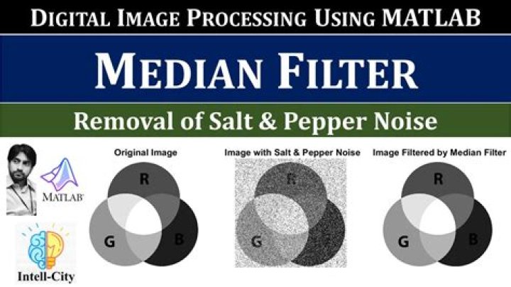 Why median filter is used to remove salt and pepper noise