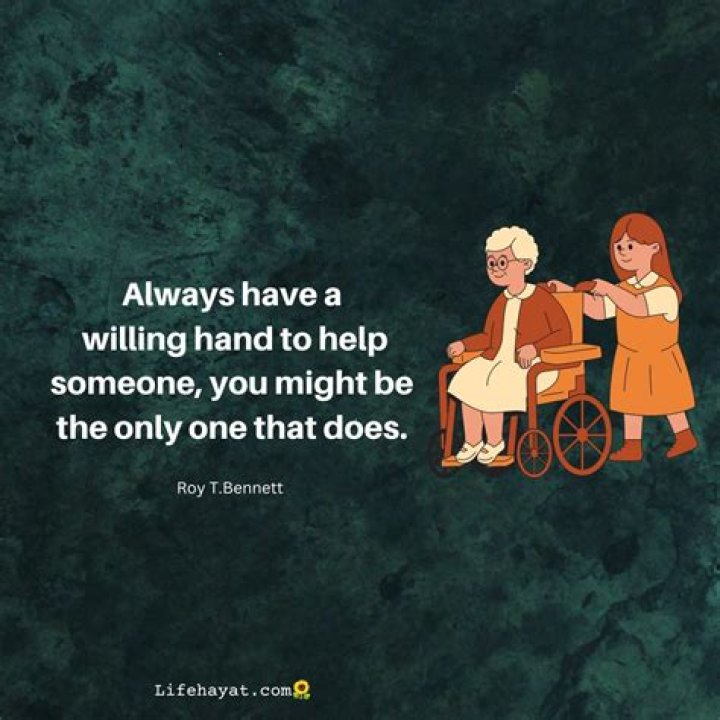 Why you should always help others