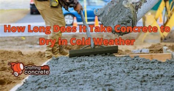 Will concrete dry in cold weather